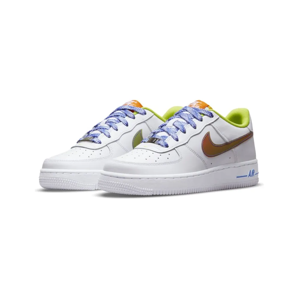 Nike Air Force 1 Low LV8 White Magma Orange (GS) (DQ7767-100)