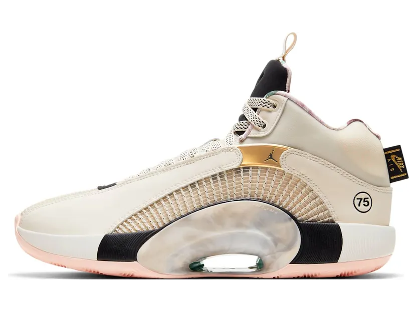 Jordan XXXV Paris – “Pale Ivory / Metallic Gold-black” (DD3668-100)