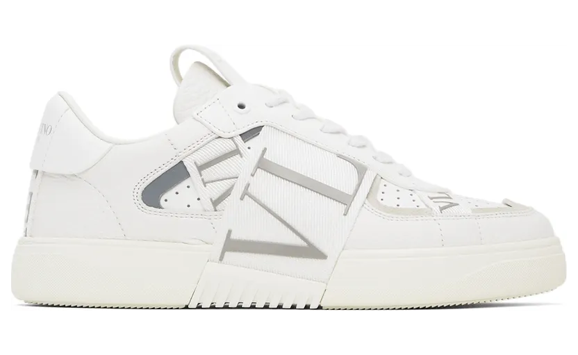 Valentino Garavani White & Red ‘VL7N’ Low Sneakers (WY2S0C58WRQ)