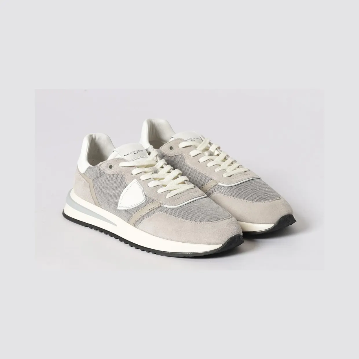Philippe Model Suede and Mesh Sneakers Grey (TYLUTC04)