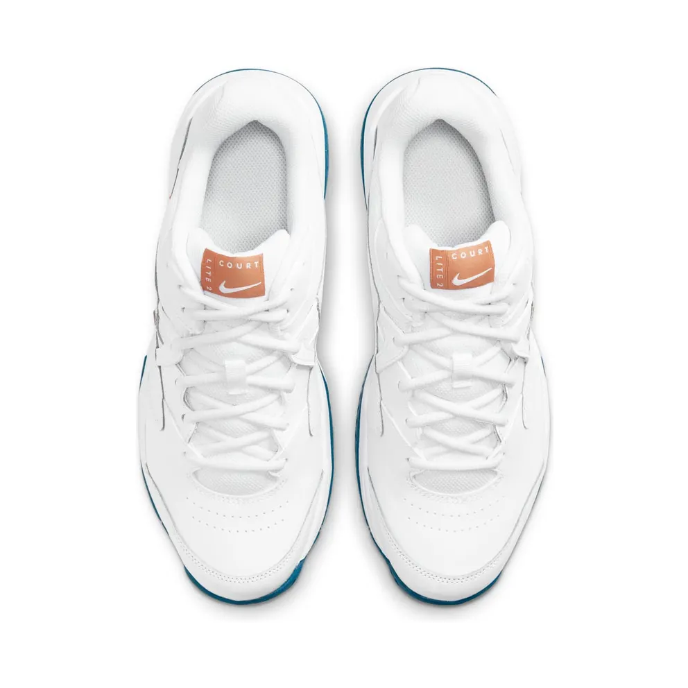 Nike Court Lite 2 White Green Abyss (AR8836-105)