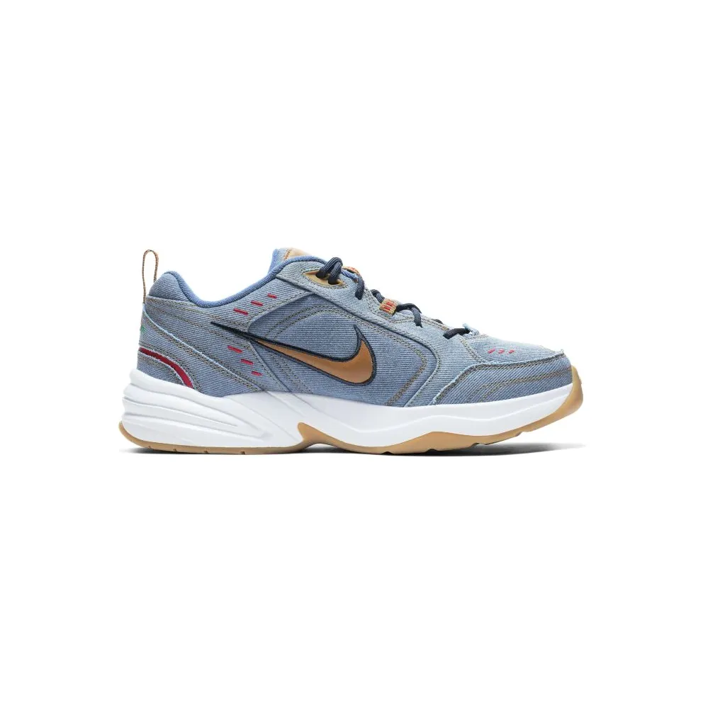 Nike Air Monarch IV Denim College Navy/December Sky-Mystic Navy-Wheat (AV6676-400)