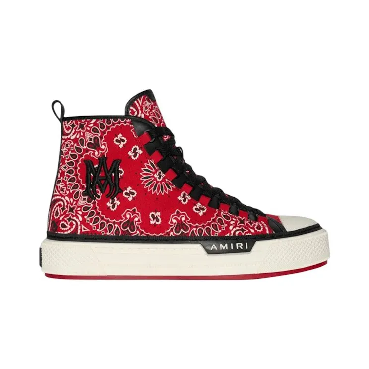 Amiri Bandana MA Logo Court Black Red (AW22MFS007-610)