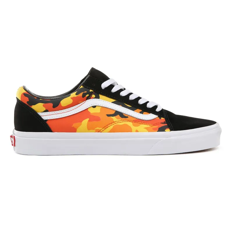 Vans Old Skool Pop Camo Orange Black/Spicy Orange-True White (VN0A38G1RK3)