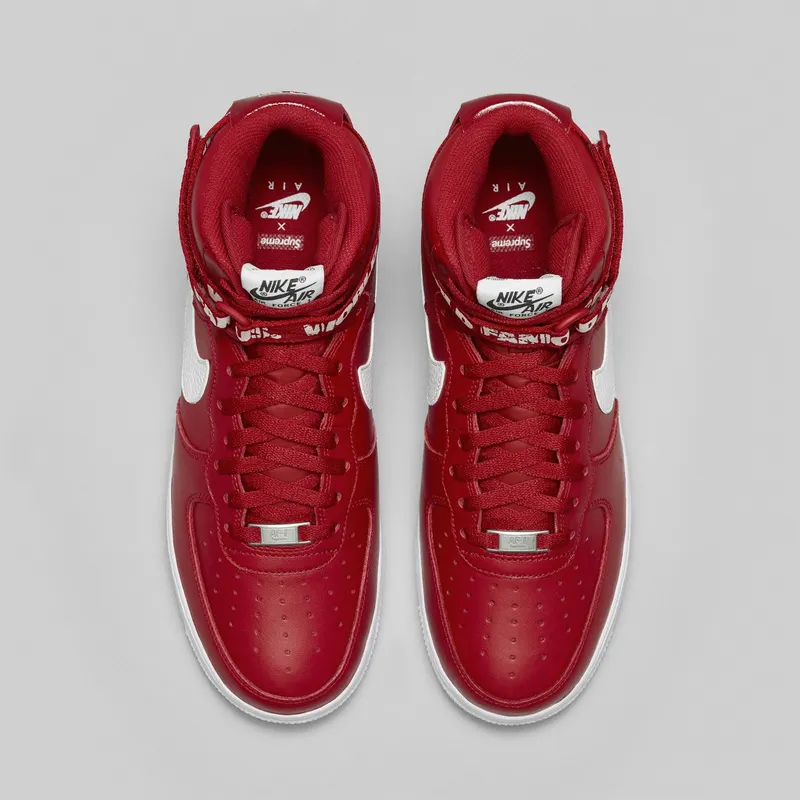 Nike Air Force 1 High Supreme World Famous Red (698696-610)