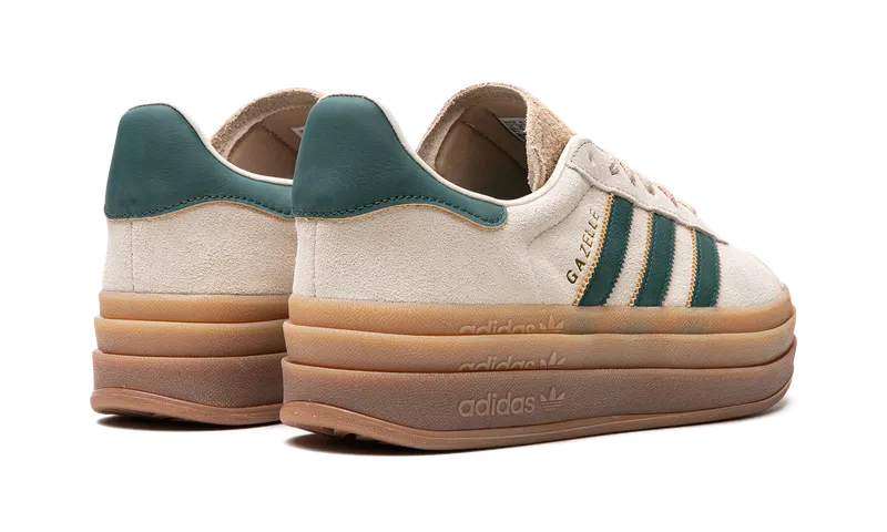 adidas Gazelle Bold “Cream White / Collegiate Green”: fris accent (2)