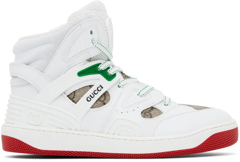 Gucci Kids White ‘Gucci Basket’ (681359 2SHG0)