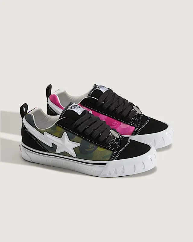 A Bathing Ape x Vans Knu Skool – “Black / Multi” (VN000Z39W09)
