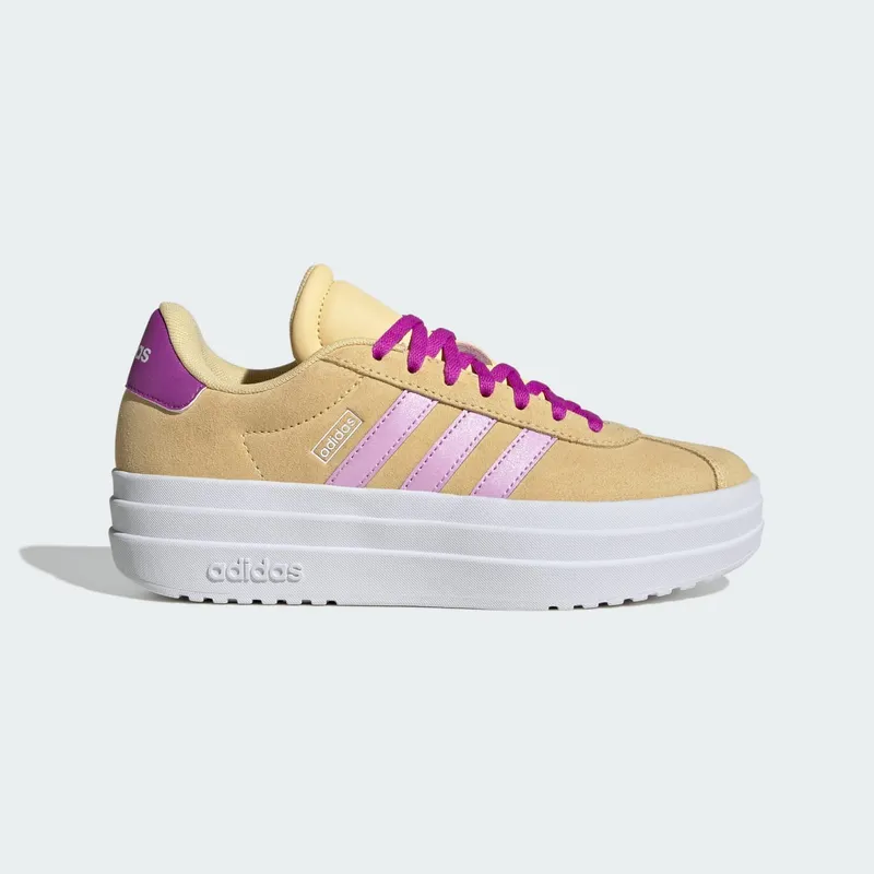 Adidas VL Court Bold Lifestyle Kids Orange Tint / Bliss Lilac / Flash Pink (JI1019)