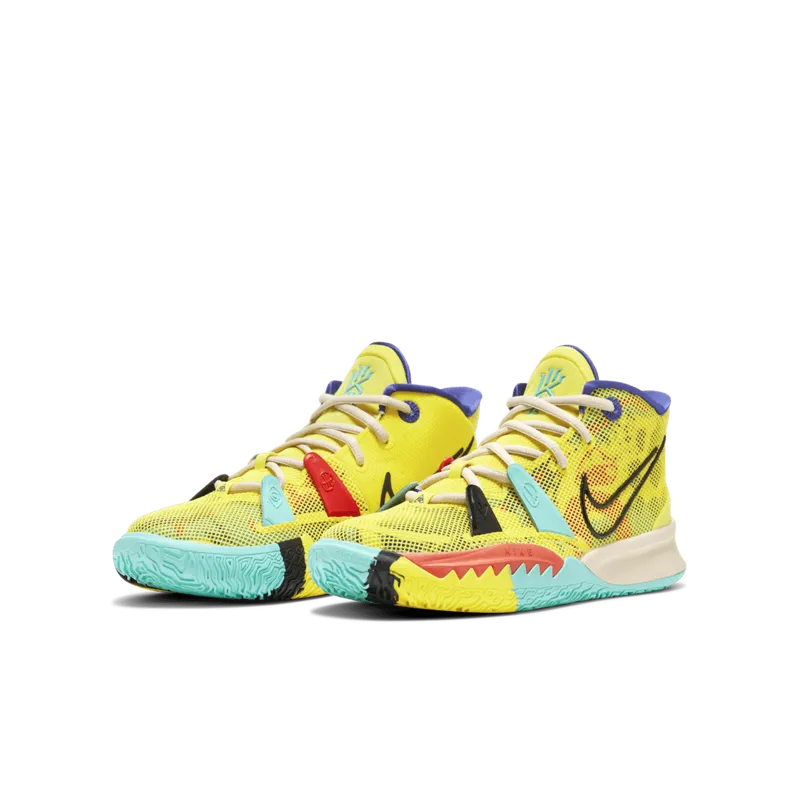 Nike Kyrie 7 1 World 1 People Electric Yellow (GS) (CT4080-700)