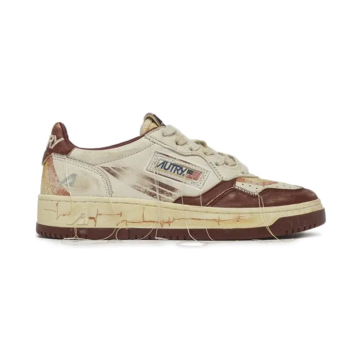 Autry Super Vintage Low “White Fired Brick” (AVLMTP02)