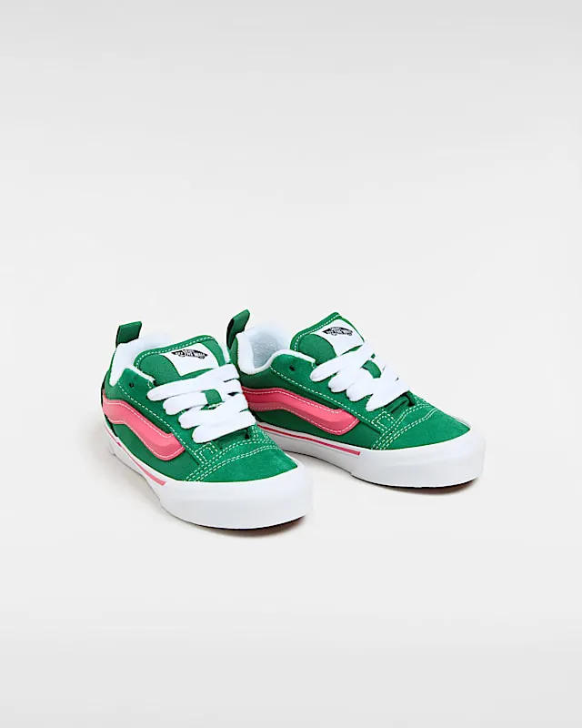 Vans Knu Skool PS “Green / Pink / White” (VN000CYUBOC)