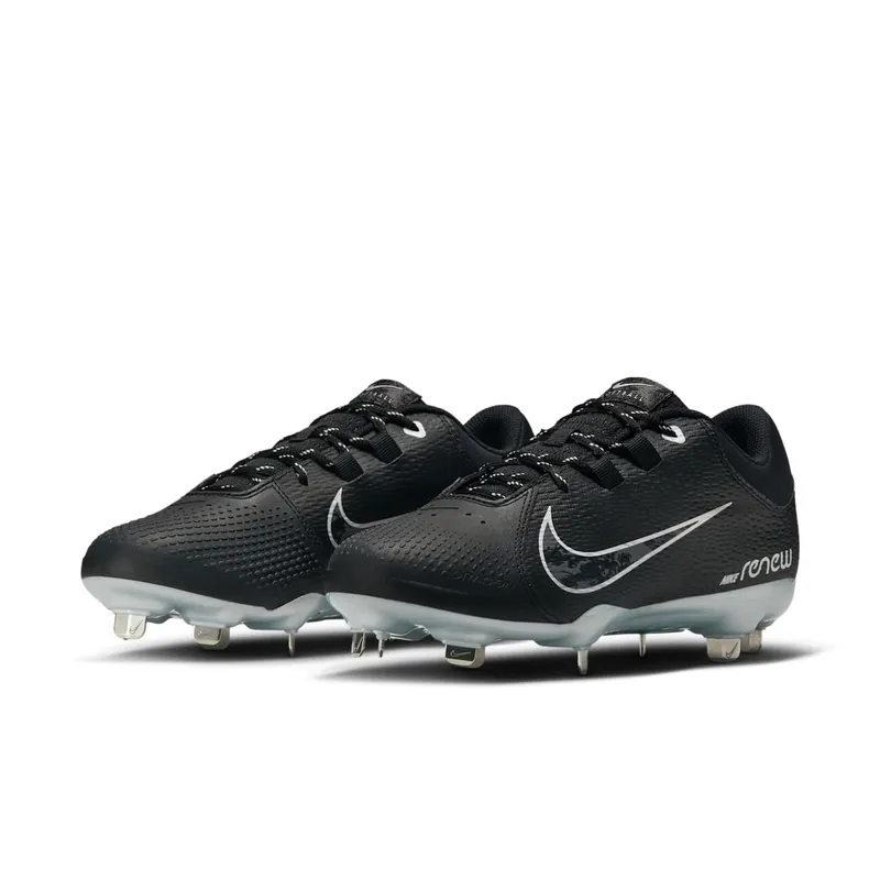 Nike Hyperdiamond 4 Pro Black Pure Platinum Iron Grey (FZ0922-001)