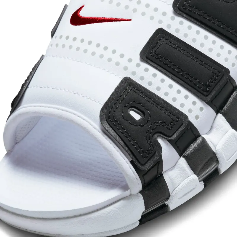 Nike Air More Uptempo Slide NA “White Black Red” (FB7815-100)