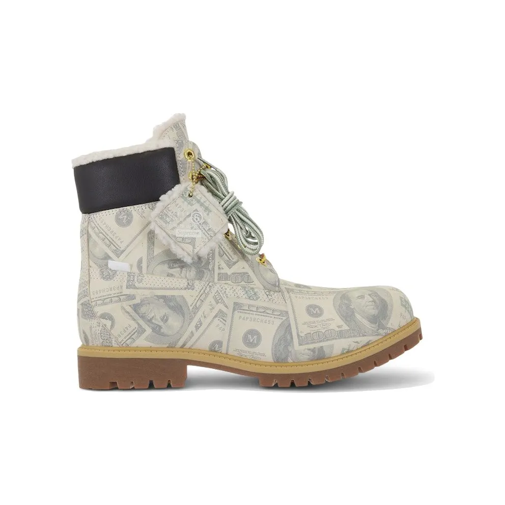 Timberland 6″ Premium Waterproof Boot Supreme x MM6 Maison Margiela $100 Bills (TB0A5NG5-ALP)