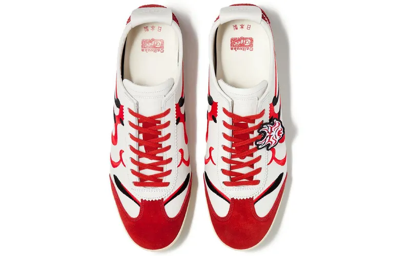 Onitsuka Tiger Mexico 66 Deluxe NM White Classic Red Kumadori (1181A370-100)