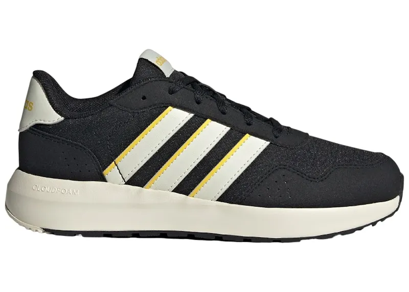adidas Run 60s Core Black Off White Utility Yellow (IE6440)