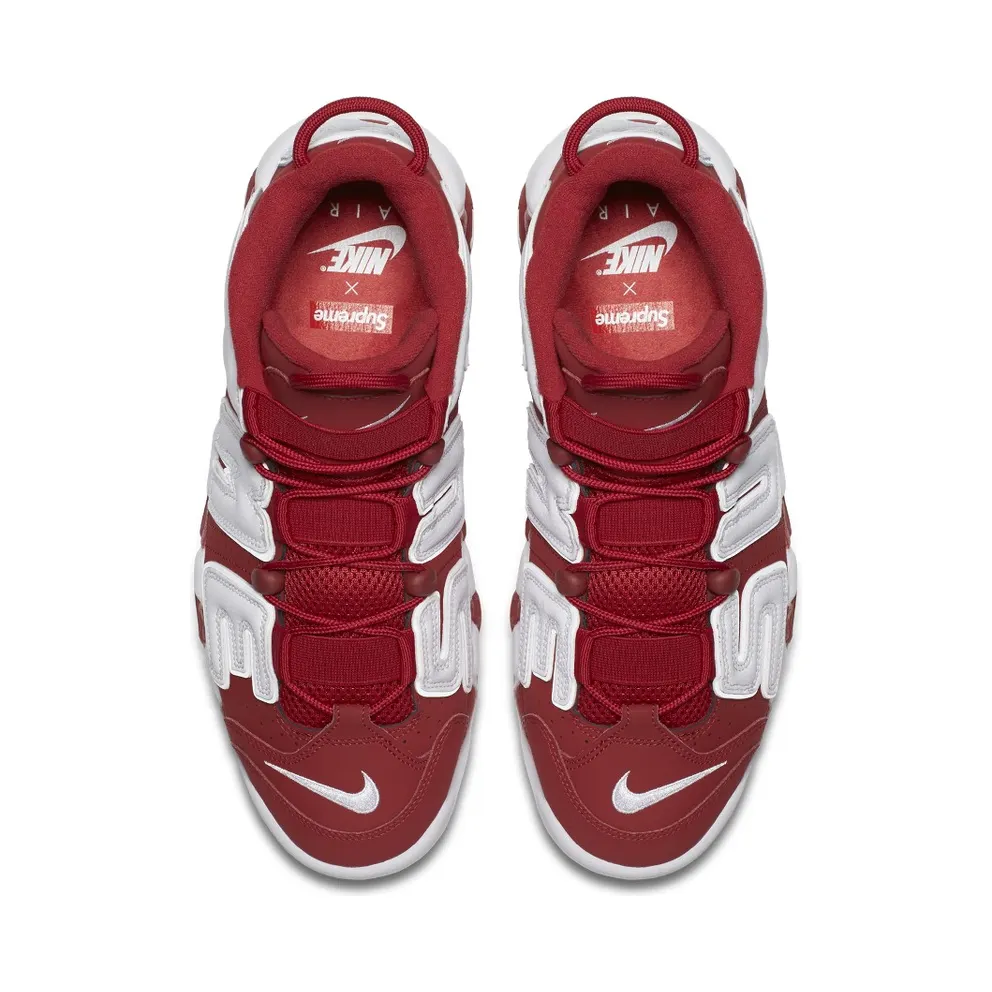 Nike Air More Uptempo Supreme “Suptempo” Red Varsity Red/White (902290-600)