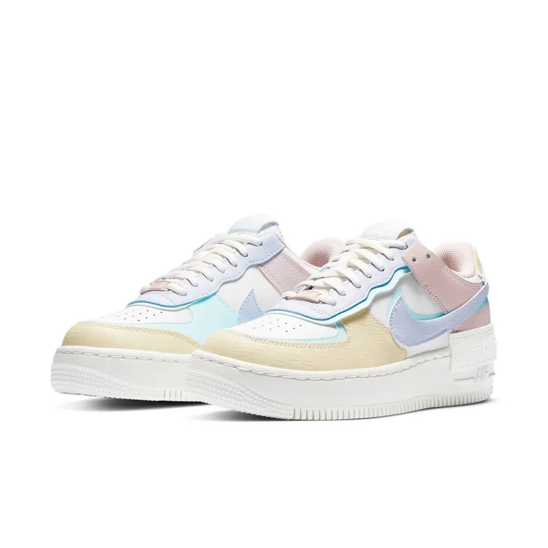 Nike WMNS Air Force 1 Shadow White Glacier Blue Ghost (2020) (CI0919-106)