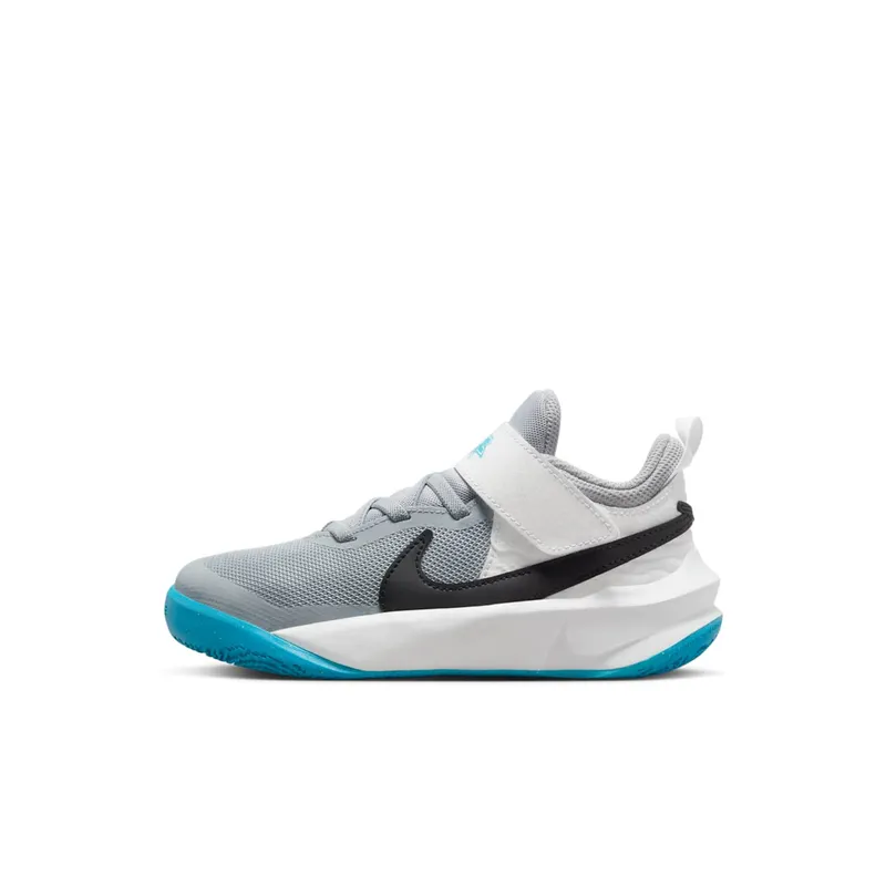 Nike Team Hustle D 10 Grey Blue Lightning (CW6736-104)