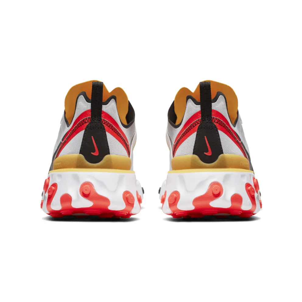 Nike React Element 55 White Black Crimson Gold White/Black-Bright Crimson-University Gold (BQ6166-102)
