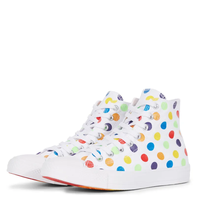 Converse Chuck Taylor All-Star High Miley Cyrus Pride 2018 (W) White (162252C)