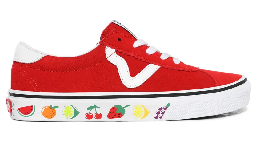 VANS Sidewall Print Vans Sport Schoenen (Rood)