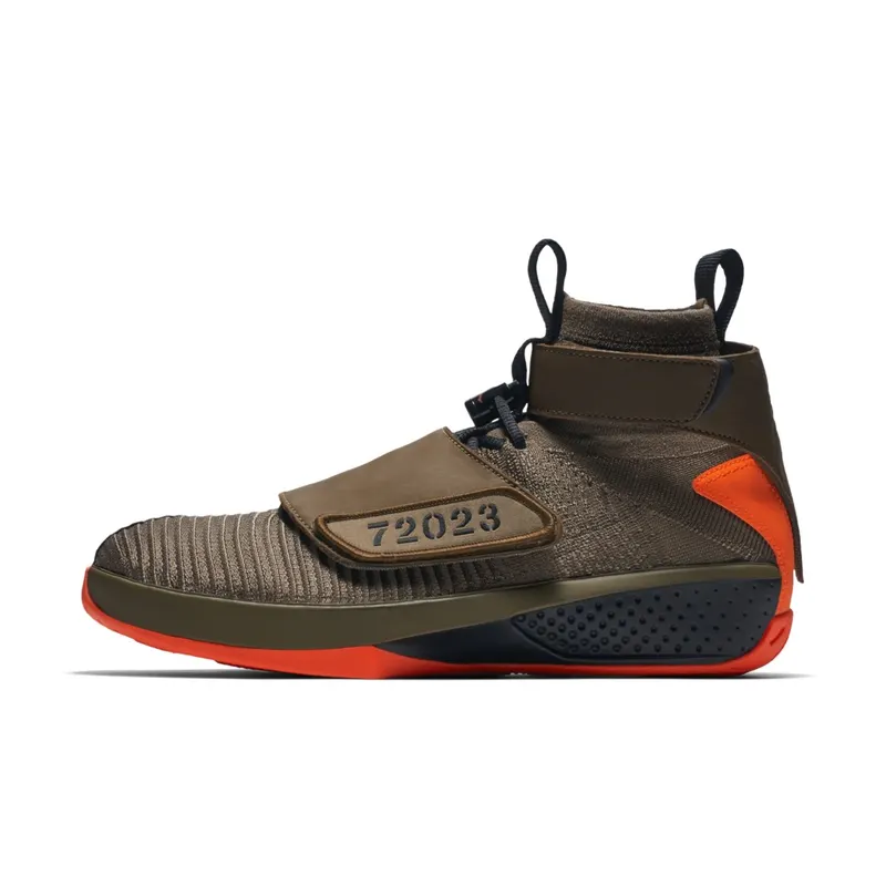 Jordan XX Flyknit R&B Melo Olive Medium Olive/Medium Olive-Safety Orange (BQ3271-200)