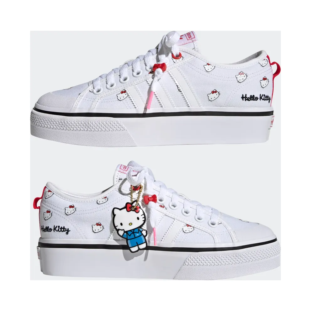 Adidas Nizza Platform Core White / Core White / Core Black (HQ6239)