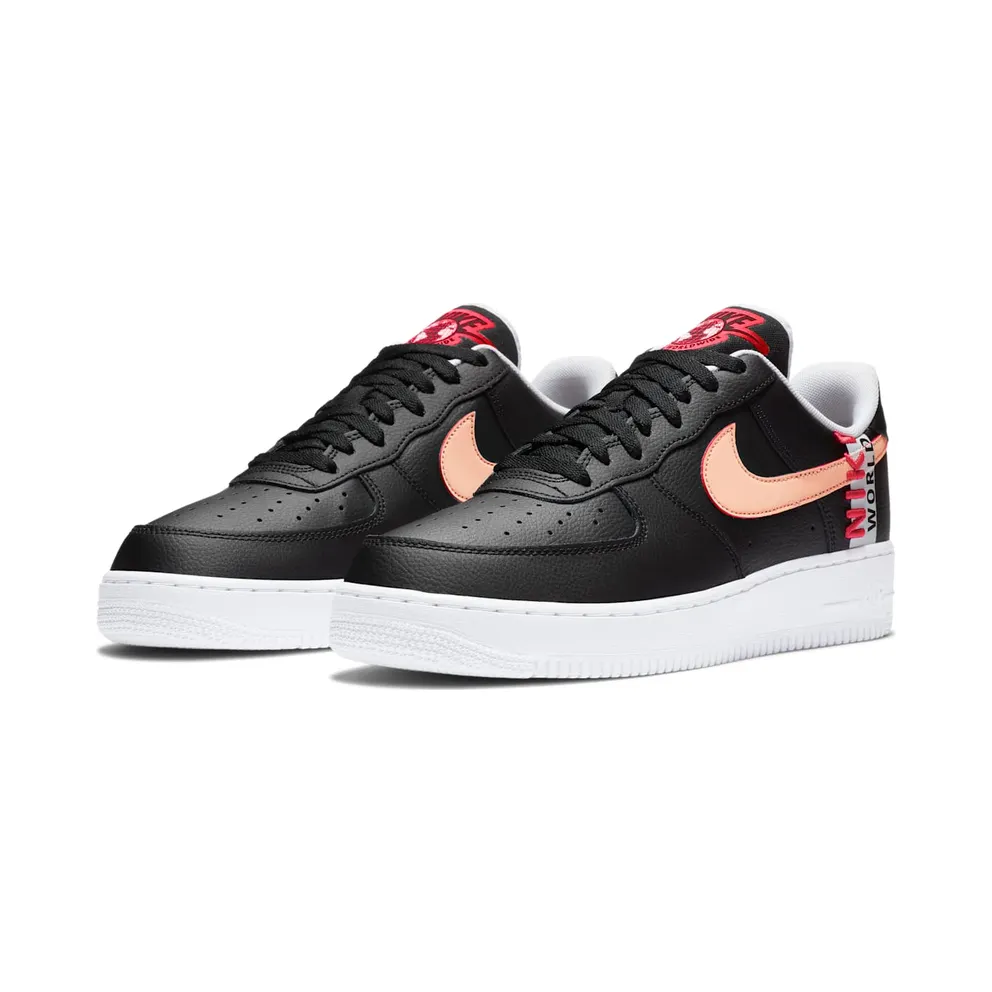 Nike Air Force AF 1 ‘Worldwide’ Black Crimson (2020) (CK6924-001)