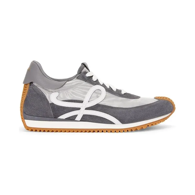 Loewe Flow Runner Low Silver Grey Gum