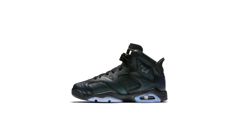 Jordan 6 Retro All Star 2017 “Chameleon” (GS) Black/Black-White (907960-015)