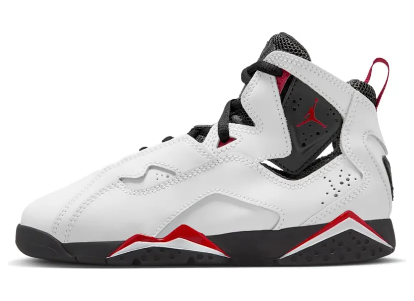 Jordan True Flight PS “White-Black-Varsity Red” (343796-100)