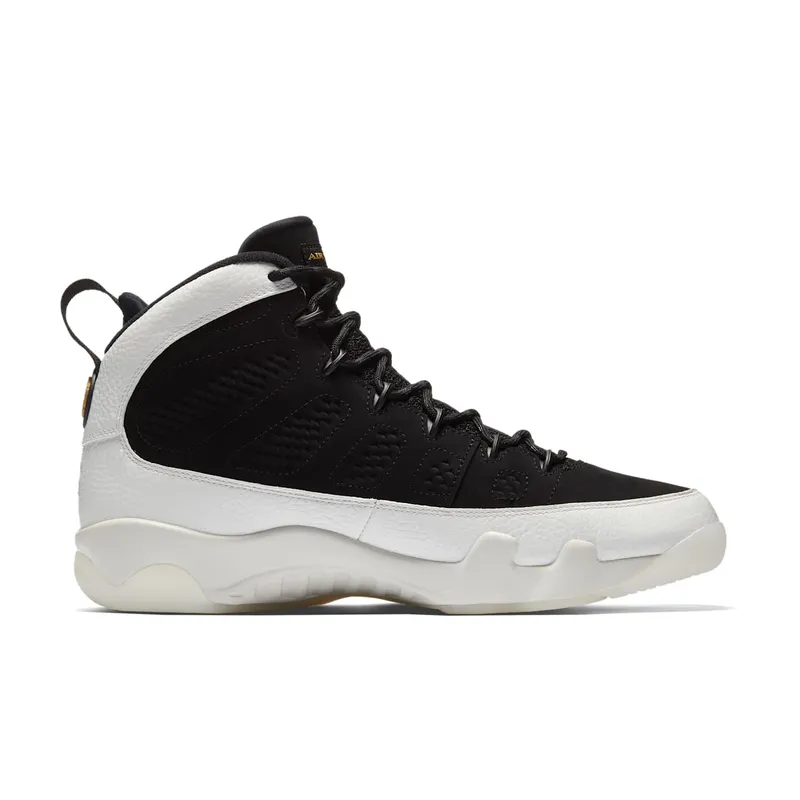 Jordan 9 Retro City of Flight Black/Black-Summit White-Metallic Gold (302370-021)