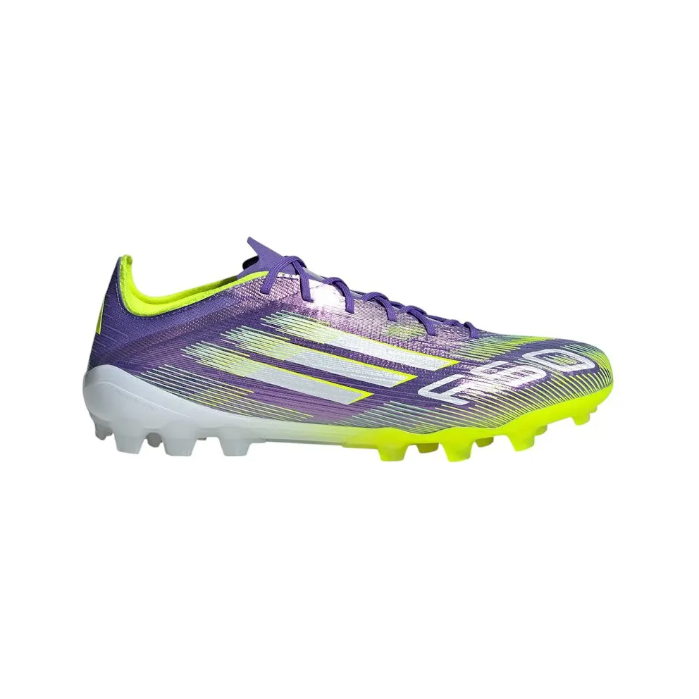 adidas F50 Elite 2g/3g Artificial Grass Boots “Purple Rush / Cloud White / Lucid Lemon” (JH7639)