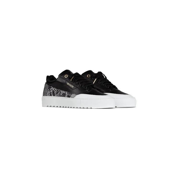 Mason Garments Torino Leather/Snake Black/Grey (FW20-9E)