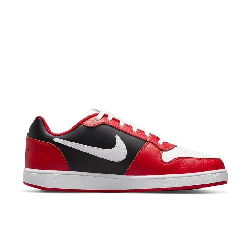 Nike Ebernon Low PRM White University Red Black (AQ1774-101)