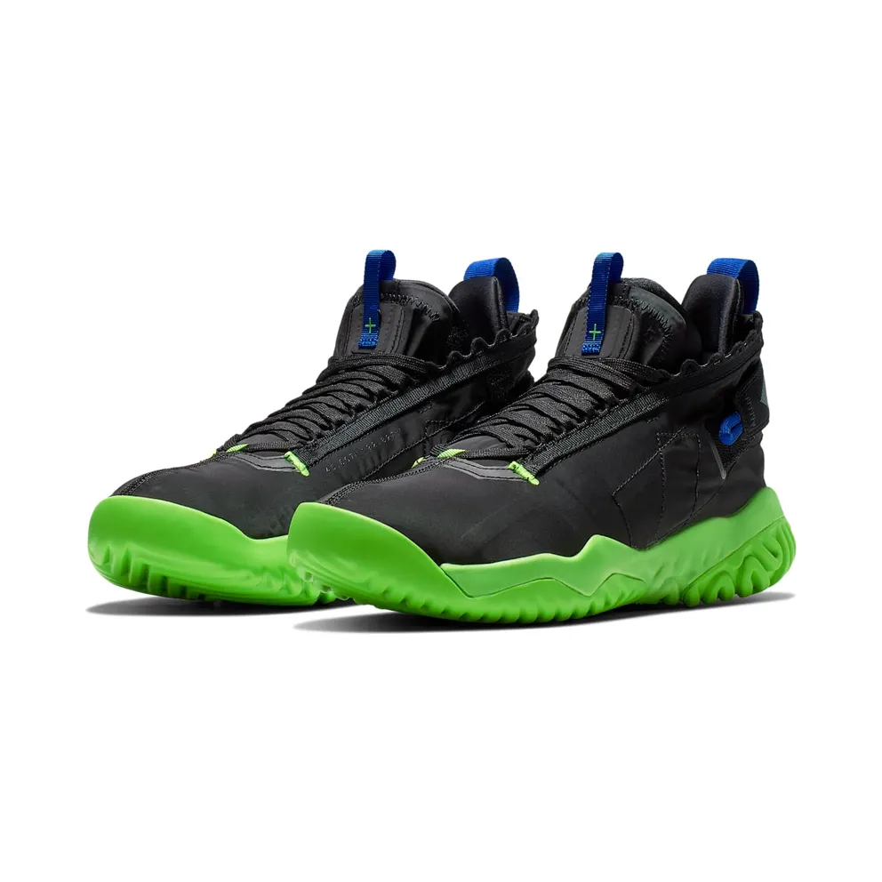 Jordan Proto React Black Racer Blue Electric Green Black/Racer Blue-Electric Green-Lime Blast (BV1654-004)