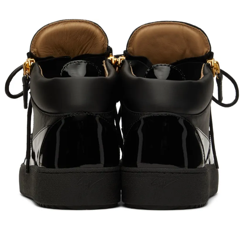 Giuseppe Zanotti Black Birel Vague May London Sneakers (RU00011-86441) (2)