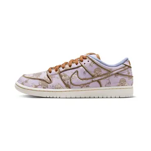 Nike SB Dunk Pastoral Print “Football Grey / Khaki / Flat Gold / Coconut Milk” (FN5880-001)