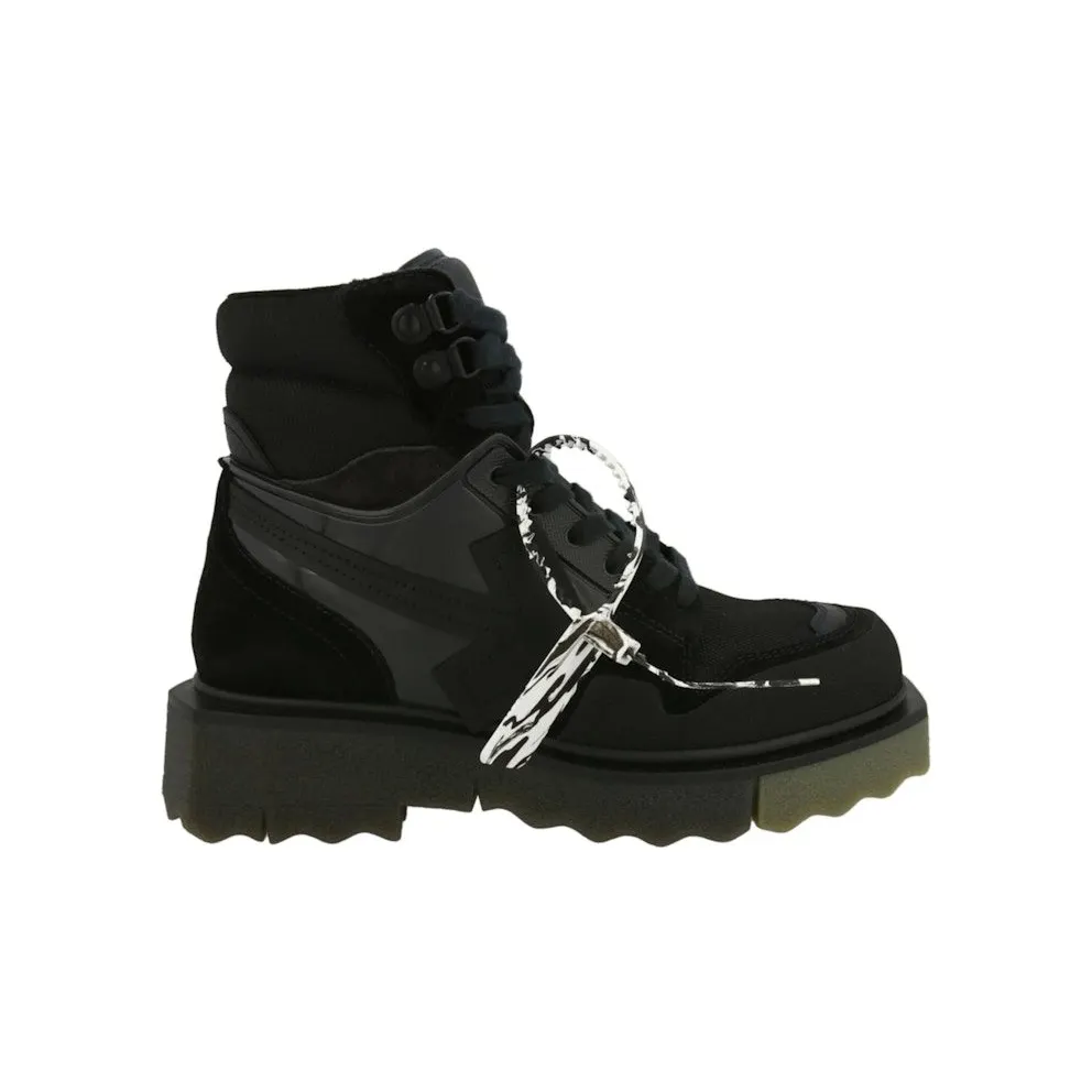 OFF-WHITE Mens Hiking Sponge Sneakerboot Black (OMIA22 8F22LEA 001 00002)