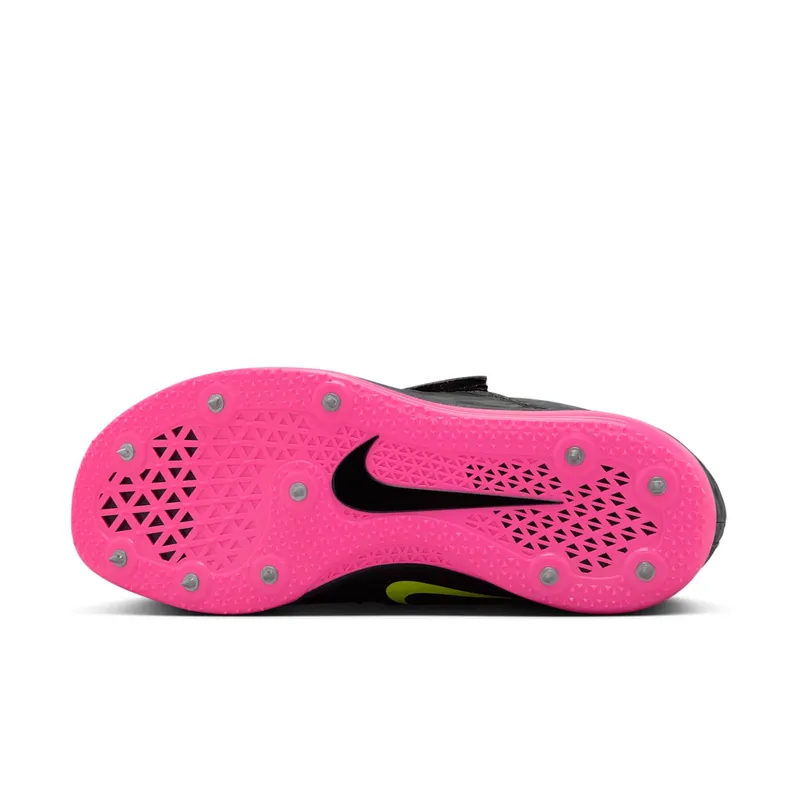 Nike HIGH JUMP ELITE “Anthracite/Black/Light Lemon Twist/Fierce Pink” (806561-003)