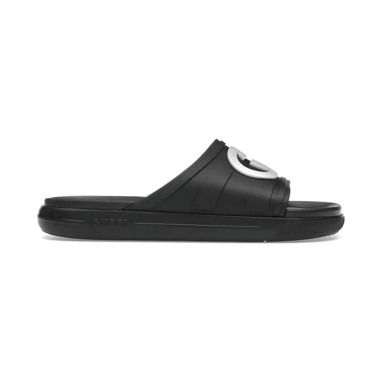 Gucci Interlocking G Slide Black White (780296 J8700 1014)