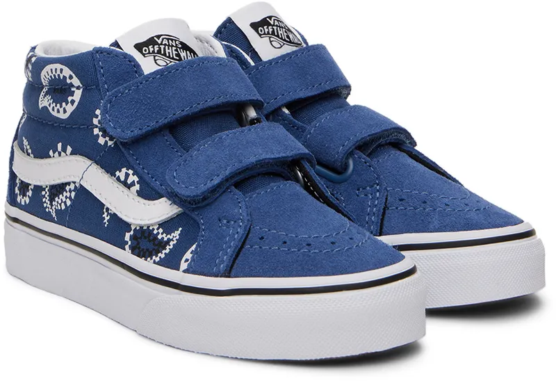 Vans Kids Navy SK8-Mid Reissue V Little Kids Sneakers (VN0A38HHNVY)