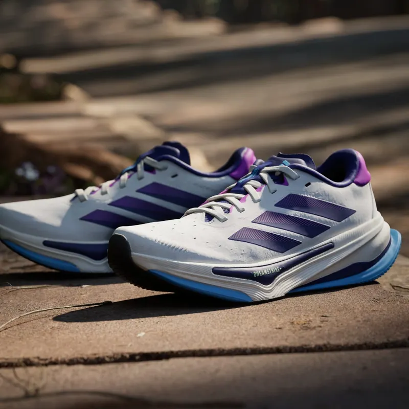 adidas Supernova Prima 2 White Purple Semi Blue Burst (JR0736)