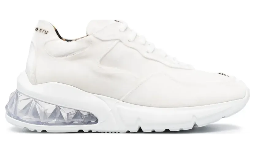 Philipp Plein Runner fluwelen “White” (PAASWSC1909PTE086N)