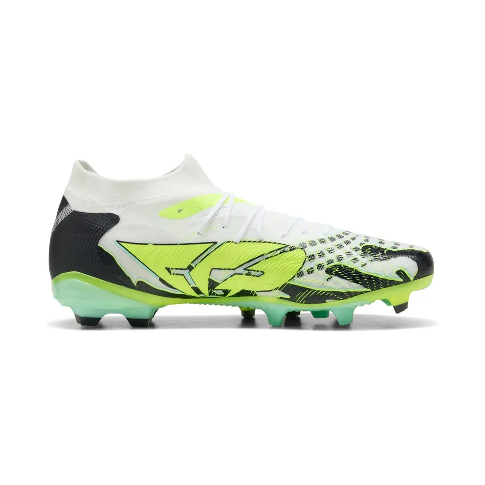 Puma Future 9 Match Creativity FG/AG Football Boots 01 – yellow alert/mint jelly/puma white/puma black 44.5 Men, Yellow (108951)