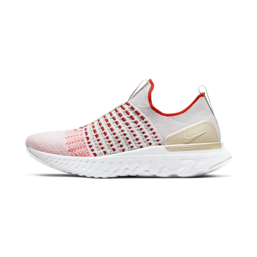 Nike React Phantom Run Flyknit 2 Vast Grey Fire Pink Team Orange (W)