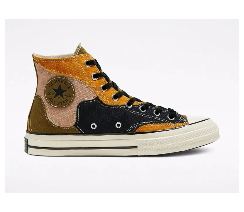 Converse Chuck 70 High ‘Hacked Archive – Dark Moss Black’ Dark Moss/Black/Egret (168905C)