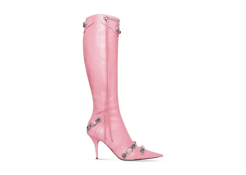 Balenciaga Cagole 90mm Boot Pink (694395WAD4E5081)